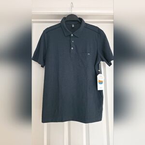 Vuori Men's Short Sleeve Pocket Polo - Dark Navy